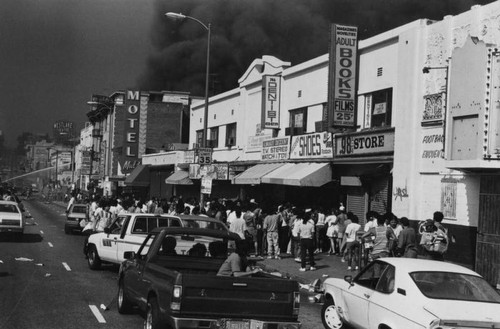 Store being looted