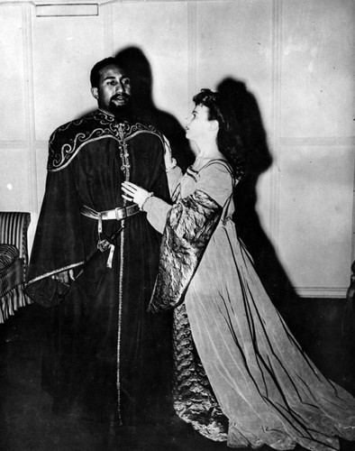 Othello and Desdemona