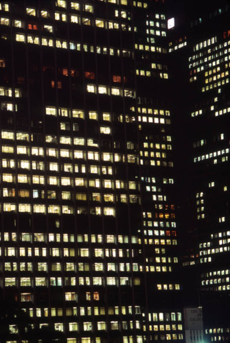 Downtown Los Angeles at night