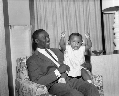 Unidentified African American family at home