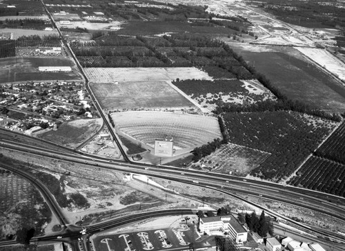 Orange Drive-In, Orange, looking northeast