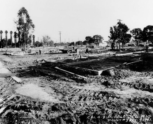 Foundation layout at the project's "Point #3"