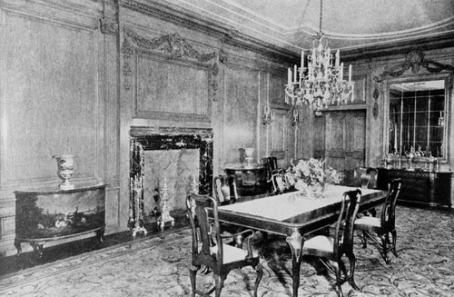 Doheny mansion dining room