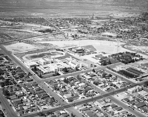 Taft Union High School, looking north