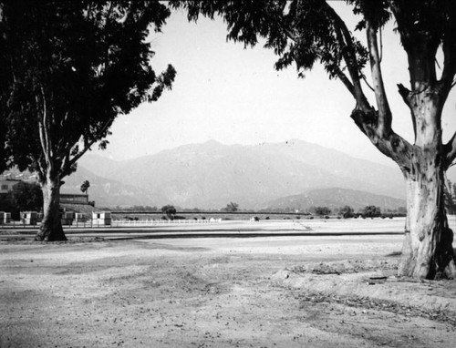 Santa Anita Racetrack and parking lot