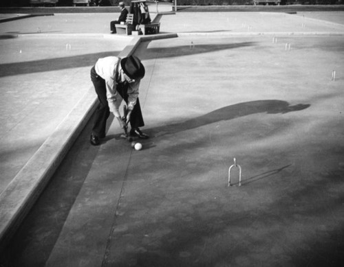 Croquet in Exposition Park