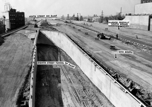 Freeway construction