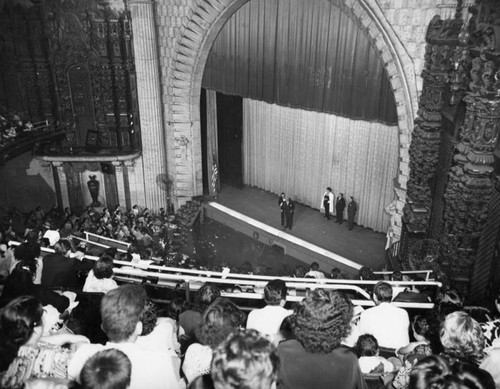 Stage view, Million Dollar Theatre