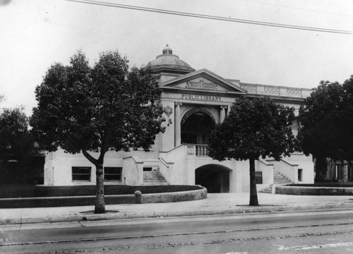 Santa Monica library, exterior — Calisphere