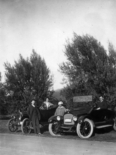 Cars in Topanga Canyon