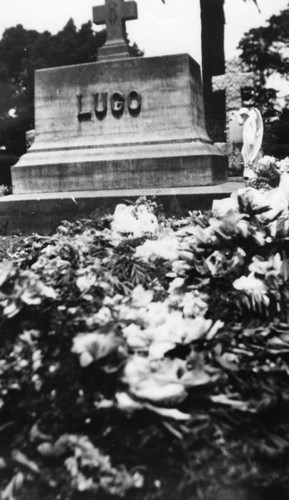 Lugo family monument in cemetery