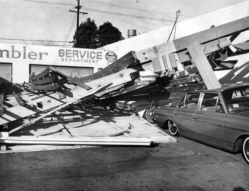 Scenes of damage dot the Valley