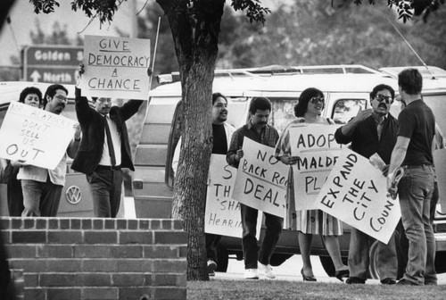 City Council protest