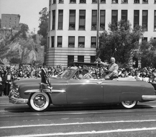 President Truman in parade