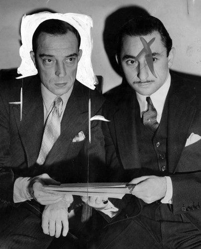 Buster Keaton with attorney