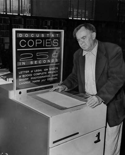 Photocopying machines, Central Library