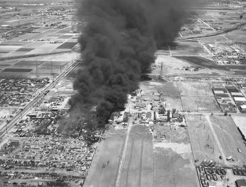 Torrance car dump fire