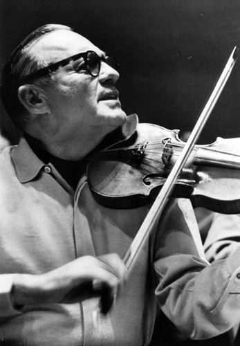 Violinist Jack Benny