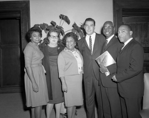 Momolu Dukuly with Ethel C. Bryant at City Hall