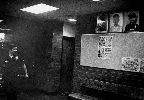 Campbell's photo hangs in Hollywood police station