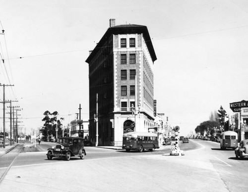 Main business district, Culver City