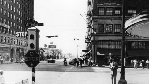 Corner of Hollywood and Vine