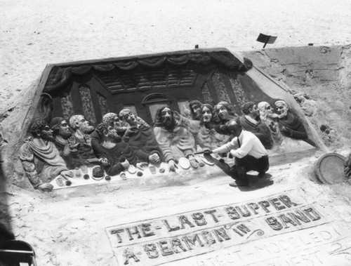 Long Beach sand sculptures