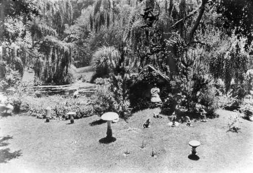 Scenic view of statuettes, Busch Gardens