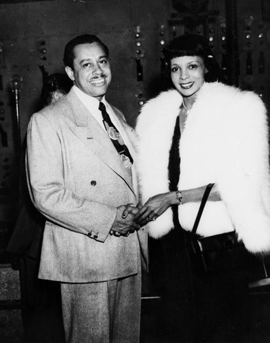 Cab Calloway and Hadda Hapgood Brooks