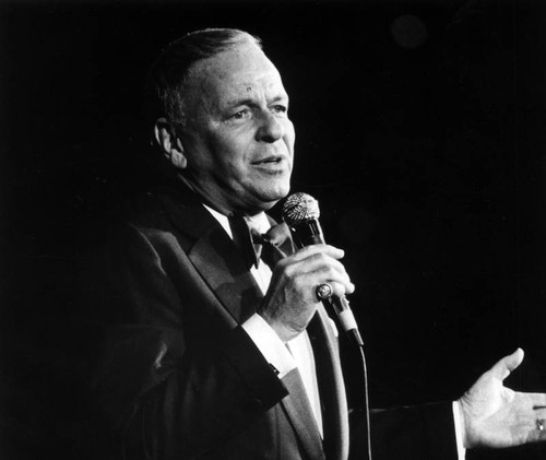 Frank Sinatra sings