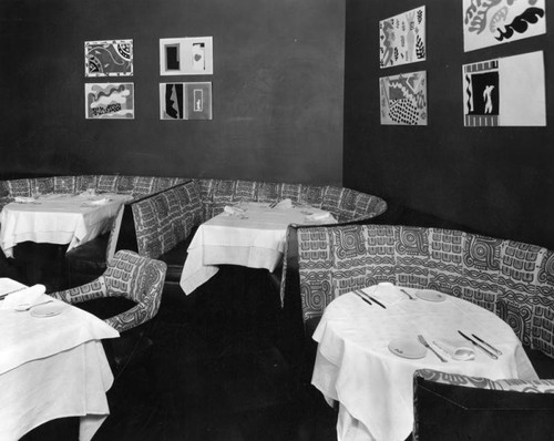 Interior dining area of Romanoffs