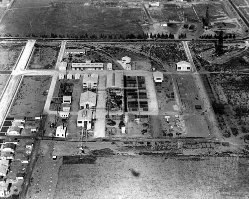 View of an oil company buildings