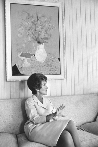 Nancy Reagan at home