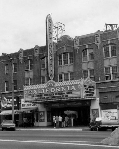 Marquee, California Theatre