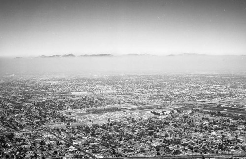 Santa Ana Boulevard and Wilmington Avenue, Watts, looking northeast