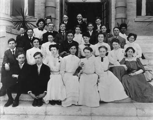 Hollywood High School 1907 graduating class