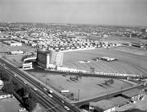 Century Drive-In, Inglewood, looking southeast