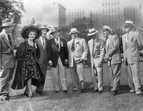 Who looks best in a straw hat?