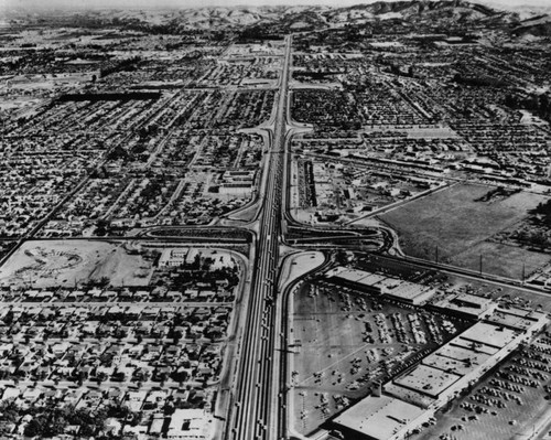 West Covina aerial view