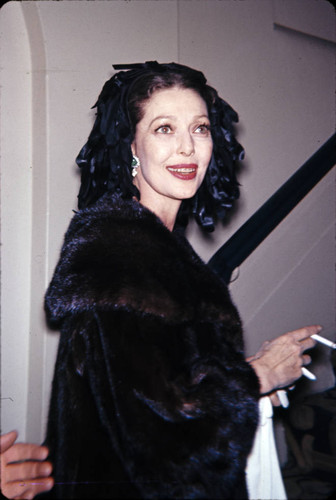 Loretta Young in New York City