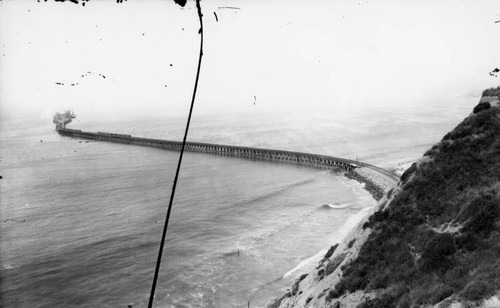 SP wharf for projected Port of Los Angeles