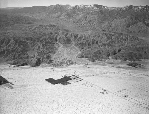 Cathedral City, looking southwest, with Ramona Road