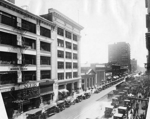 Spring St., east side, looking south