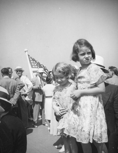 Children on board the S.S. Catalina