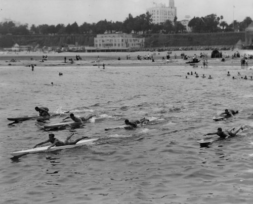 Surfboard race