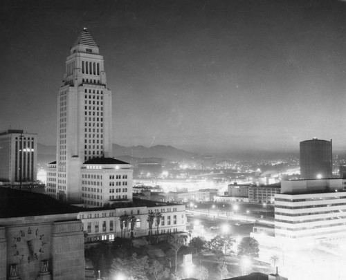 Atomic bomb lights the sky