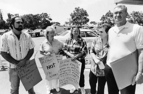 Martin Luther King Boulevard opposition