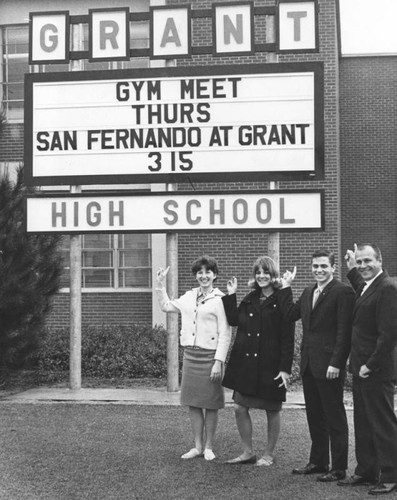 Grant High School's new marquee