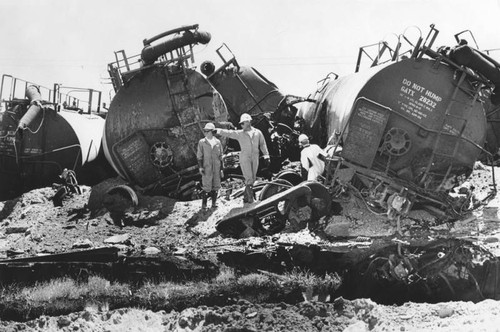 Train derailed, Lancaster