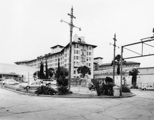 Cocoanut Grove and Ambassador Hotel, west facade